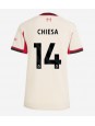 Billige Liverpool Federico Chiesa #14 Bortedrakt Dame 2025-26 Kortermet